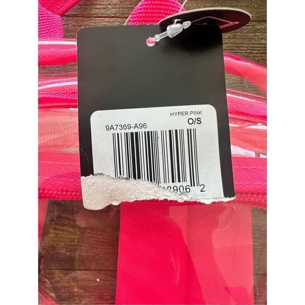 Hurley Clear Daypack Backpack-Hyper Pink - NWT